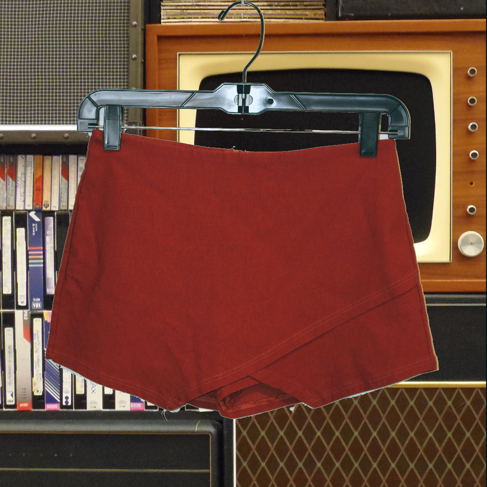 Stretchy Double Flap Skirt/Short Skort